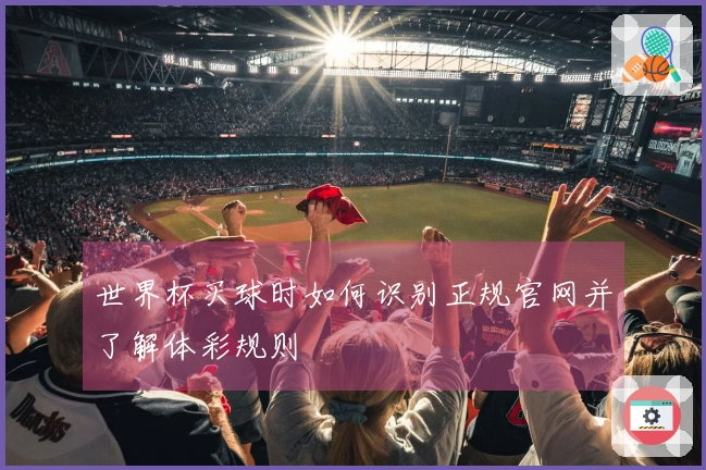 世界杯买球时如何识别正规官网并了解体彩规则