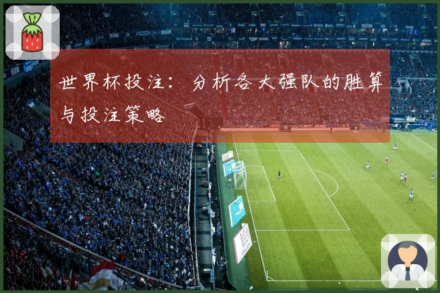 世界杯投注：分析各大强队的胜算与投注策略